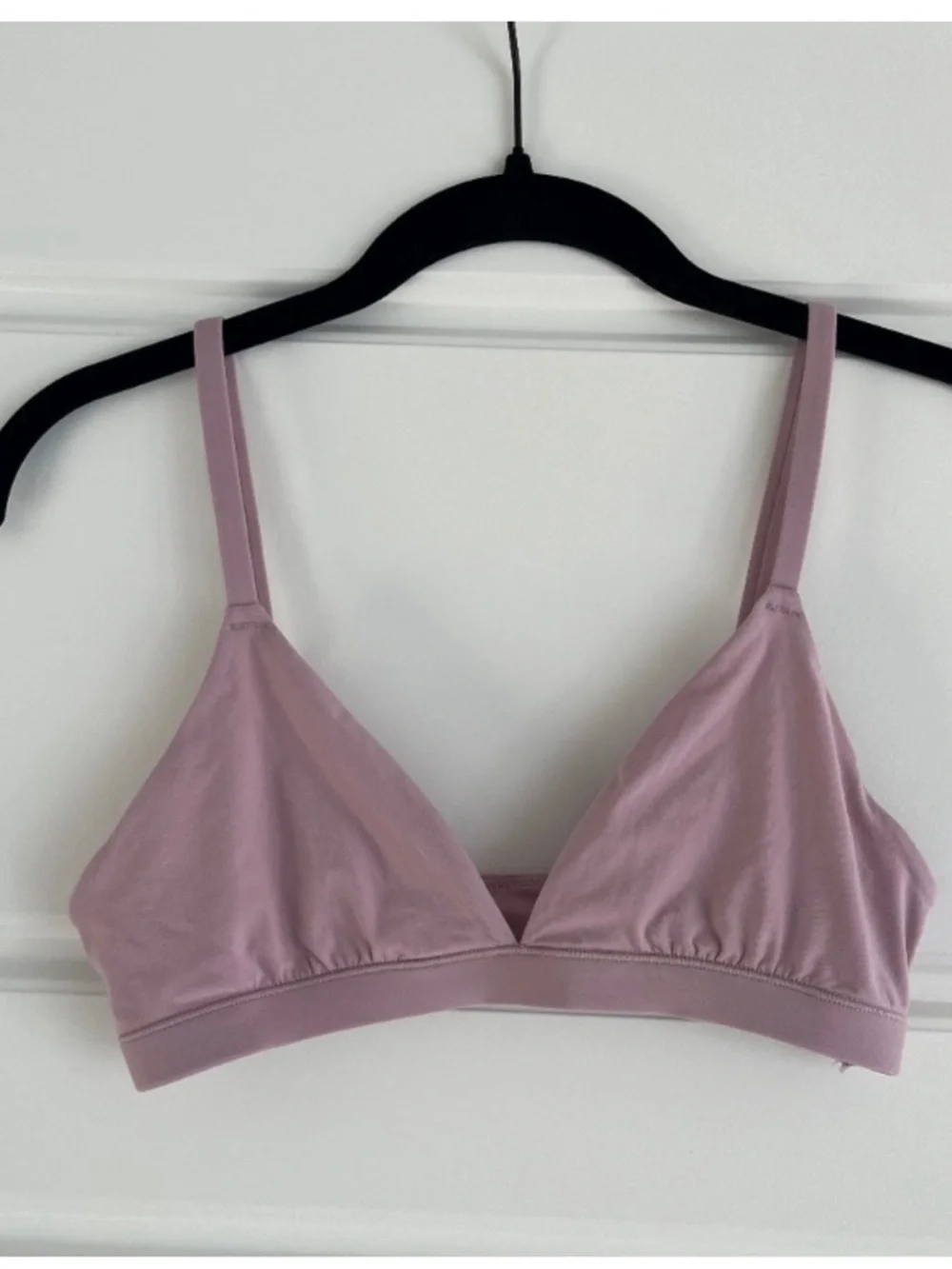 SKIMS Mauve Wireless Triangle Bralette